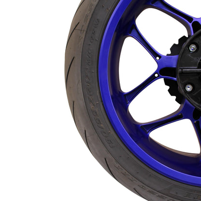 2020 - 2024 YAMAHA YZF R1 REAR WHEEL BACK RIM TIRE RUBBER HUB BLUE OEM