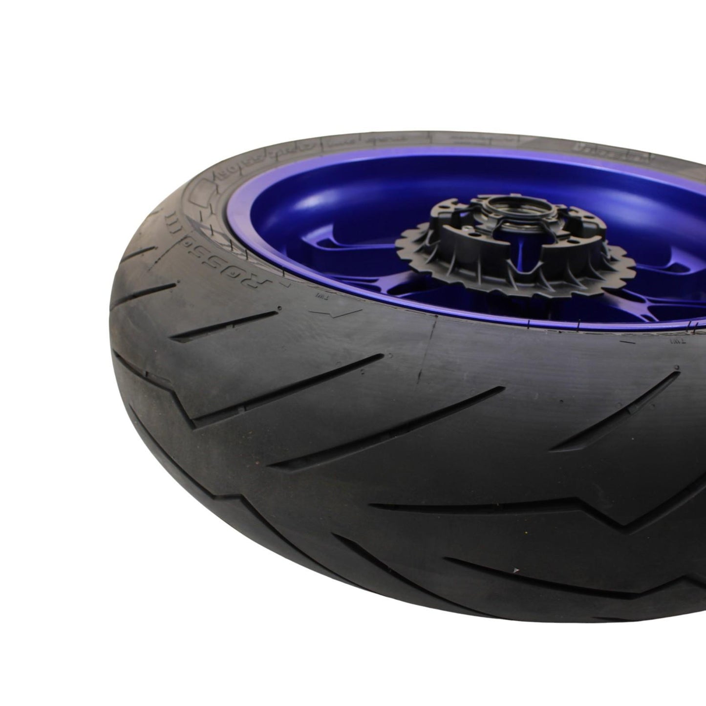 2020 - 2024 YAMAHA YZF R1 REAR WHEEL BACK RIM TIRE RUBBER HUB BLUE OEM