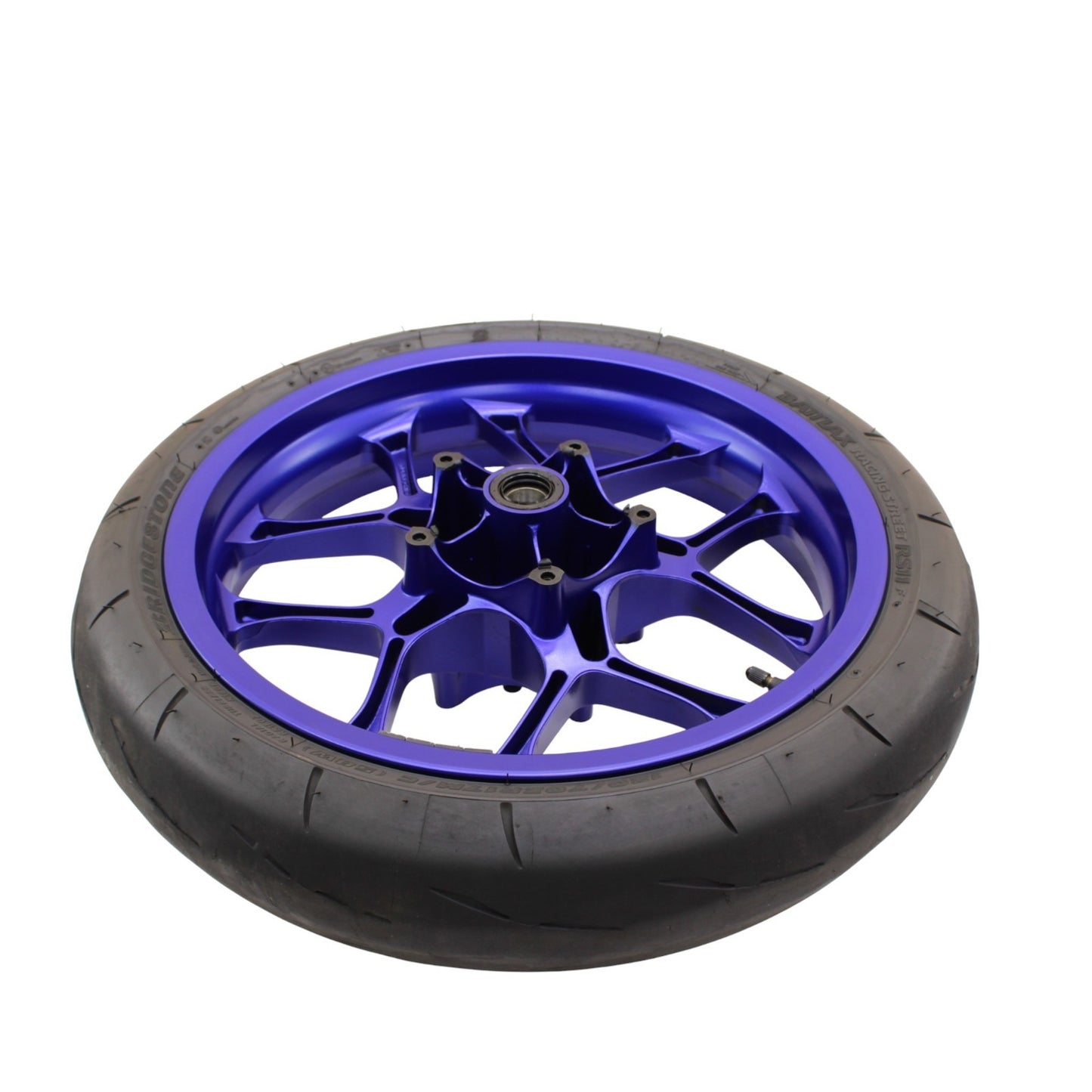 2020 - 2024 YAMAHA YZF R1 FRONT WHEEL RIM TIRE RUBBER BLUE STOCK OEM