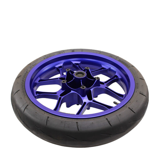 2020 - 2024 YAMAHA YZF R1 FRONT WHEEL RIM TIRE RUBBER BLUE STOCK OEM