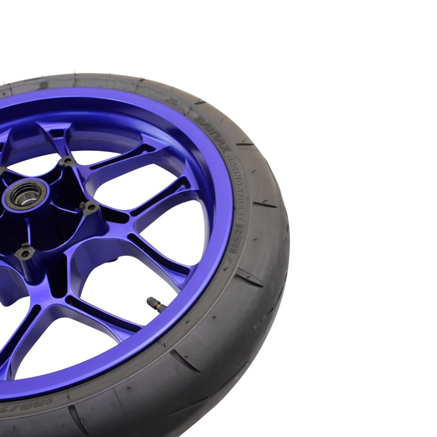 2020 - 2024 YAMAHA YZF R1 FRONT WHEEL RIM TIRE RUBBER BLUE STOCK OEM