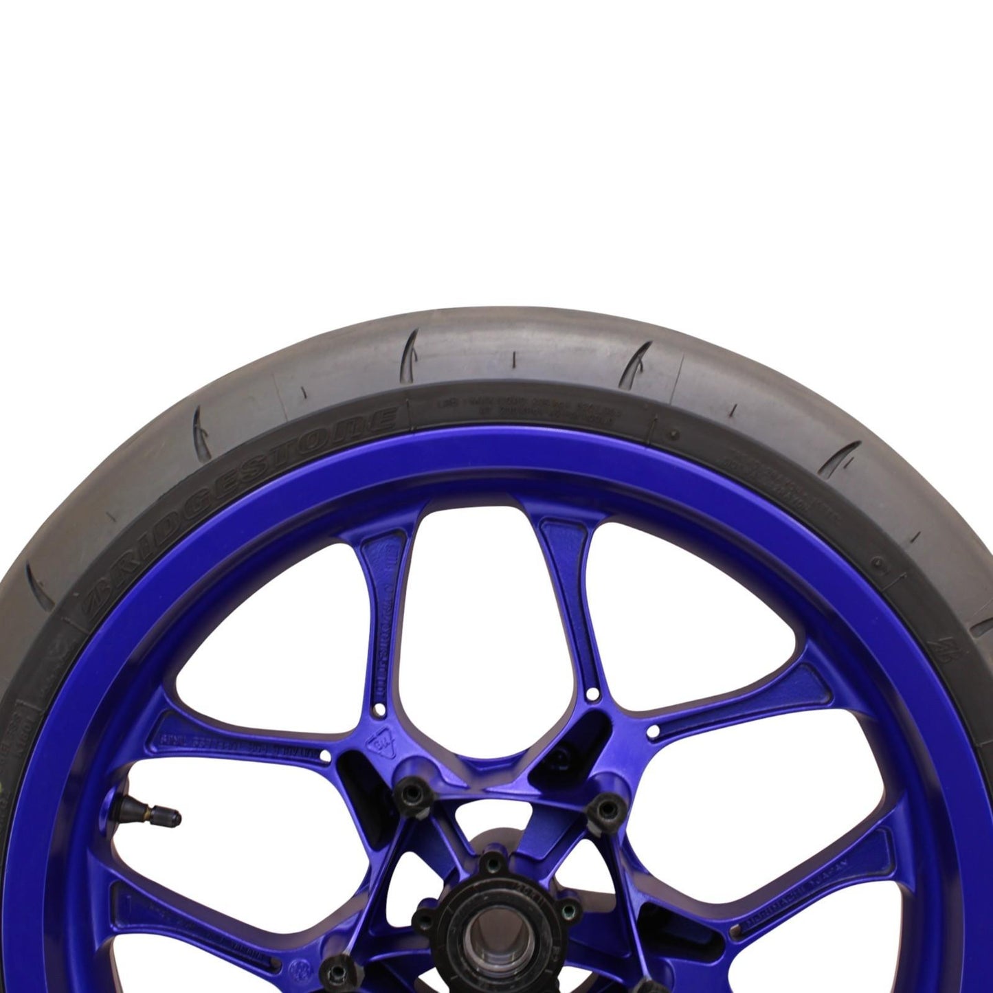 2020 - 2024 YAMAHA YZF R1 FRONT WHEEL RIM TIRE RUBBER BLUE STOCK OEM
