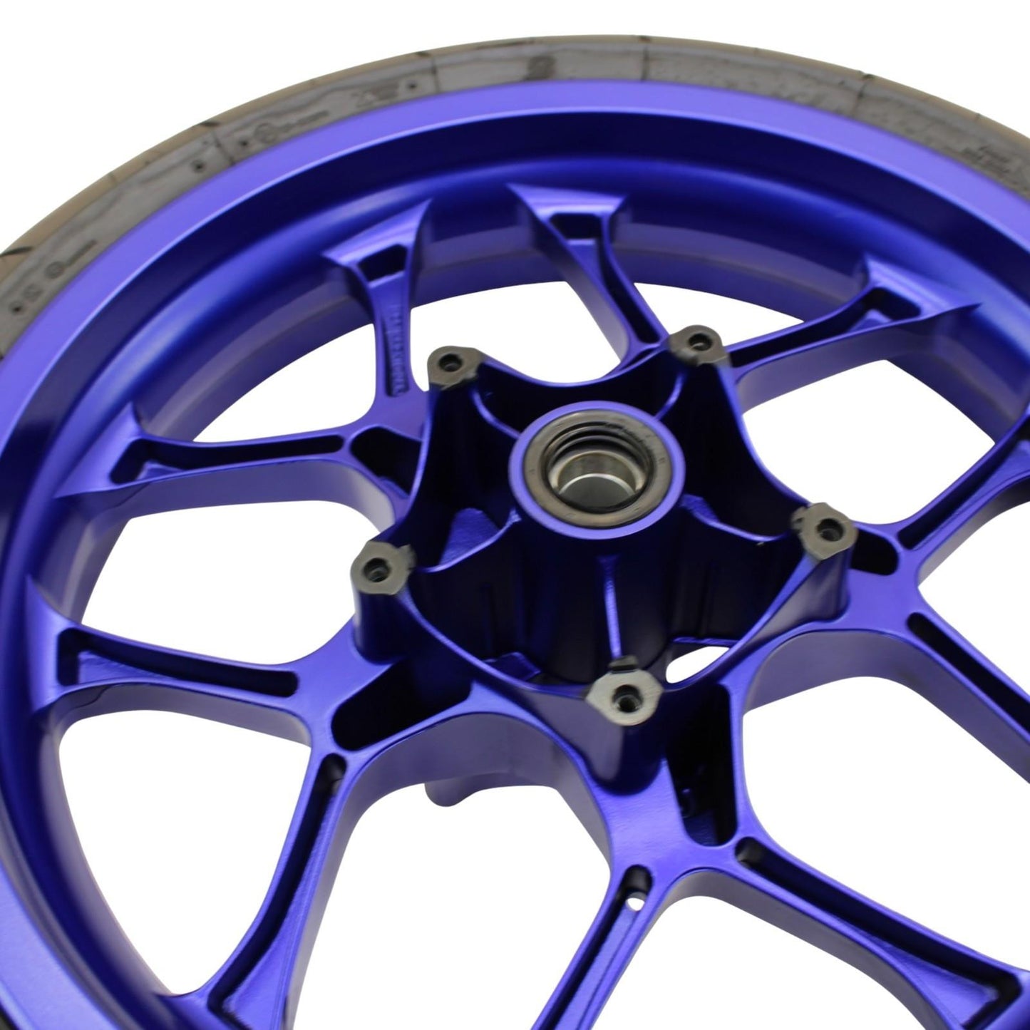 2020 - 2024 YAMAHA YZF R1 FRONT WHEEL RIM TIRE RUBBER BLUE STOCK OEM