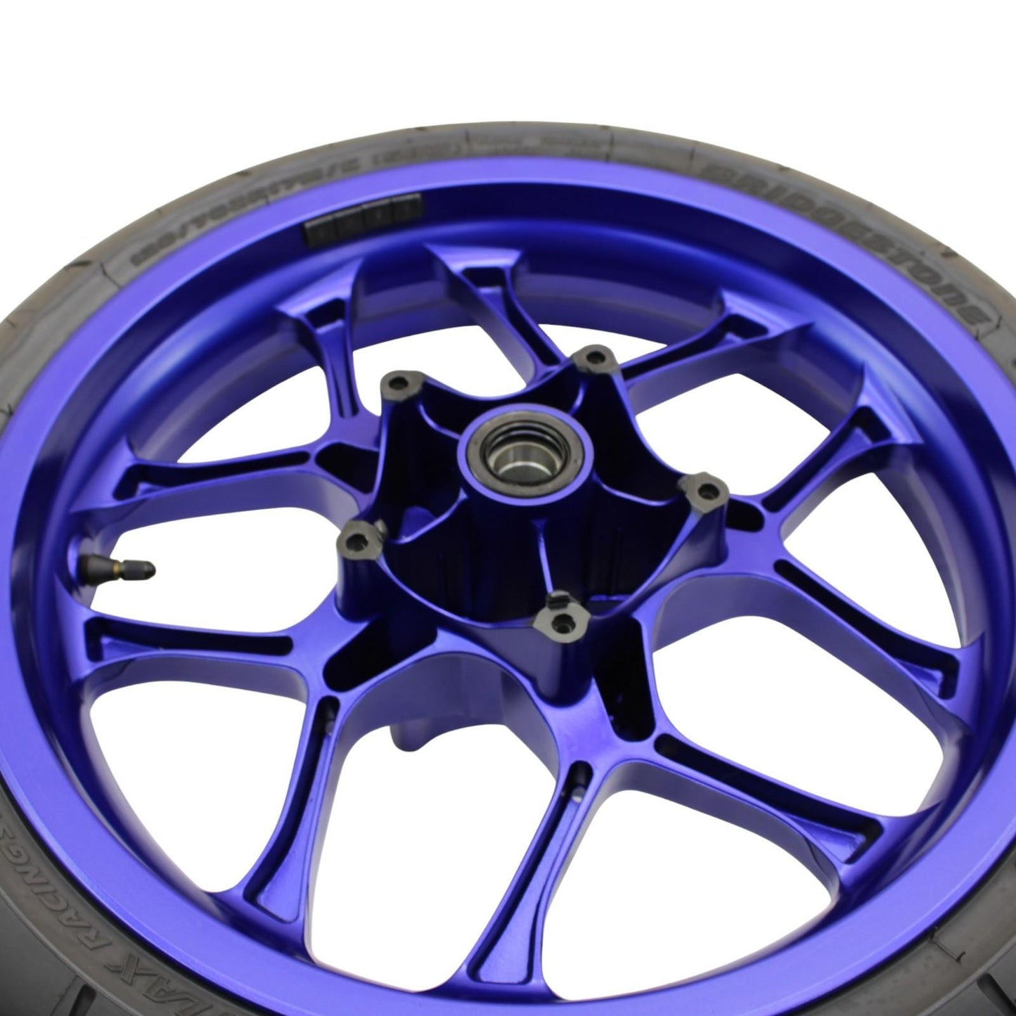 2020 - 2024 YAMAHA YZF R1 FRONT WHEEL RIM TIRE RUBBER BLUE STOCK OEM