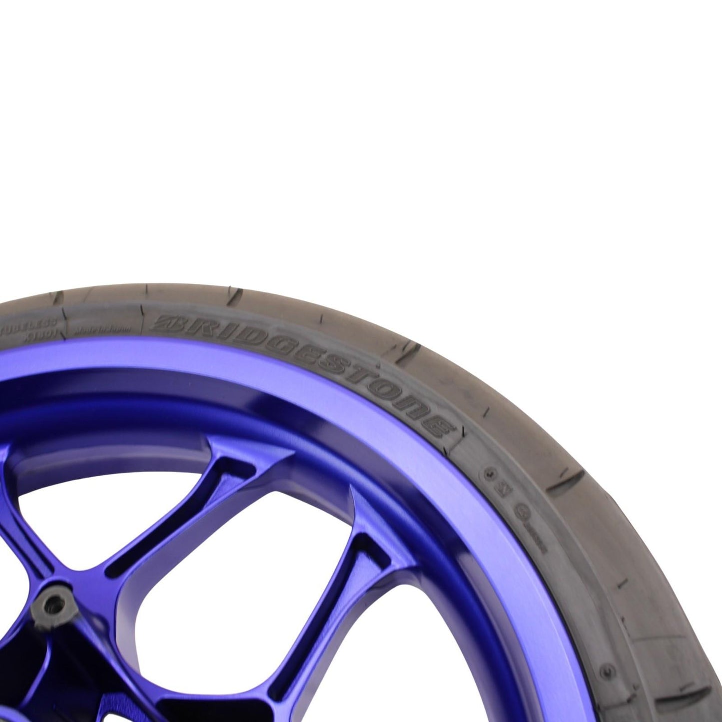 2020 - 2024 YAMAHA YZF R1 FRONT WHEEL RIM TIRE RUBBER BLUE STOCK OEM