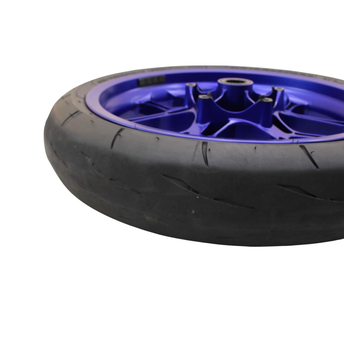 2020 - 2024 YAMAHA YZF R1 FRONT WHEEL RIM TIRE RUBBER BLUE STOCK OEM