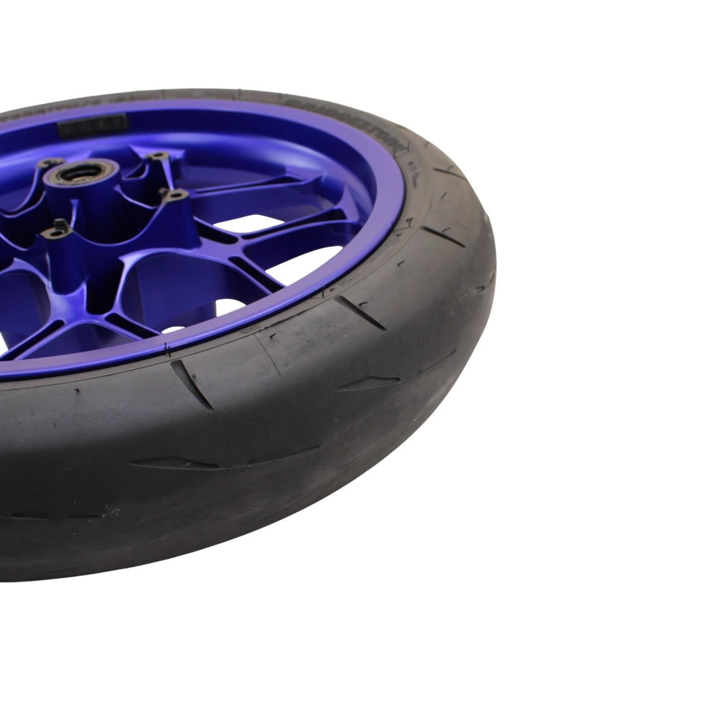 2020 - 2024 YAMAHA YZF R1 FRONT WHEEL RIM TIRE RUBBER BLUE STOCK OEM