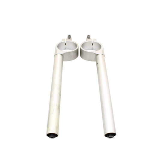 2020 - 2024 YAMAHA YZF R1 CLIP ON HANDLE BAR LEFT RIGHT SILVER STRAIGHT STOCK