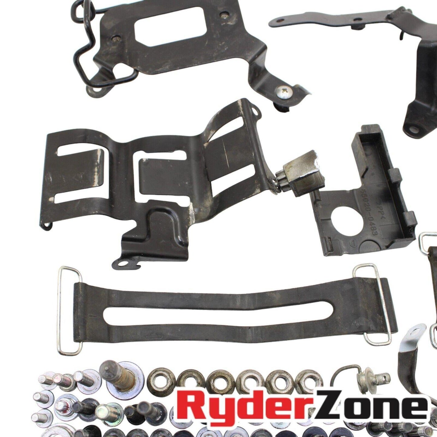 2013 - 2018 KAWASAKI NINJA ZX6R BOLTS SET HARDWARE KIT HOSES BRACKETS MOUNT