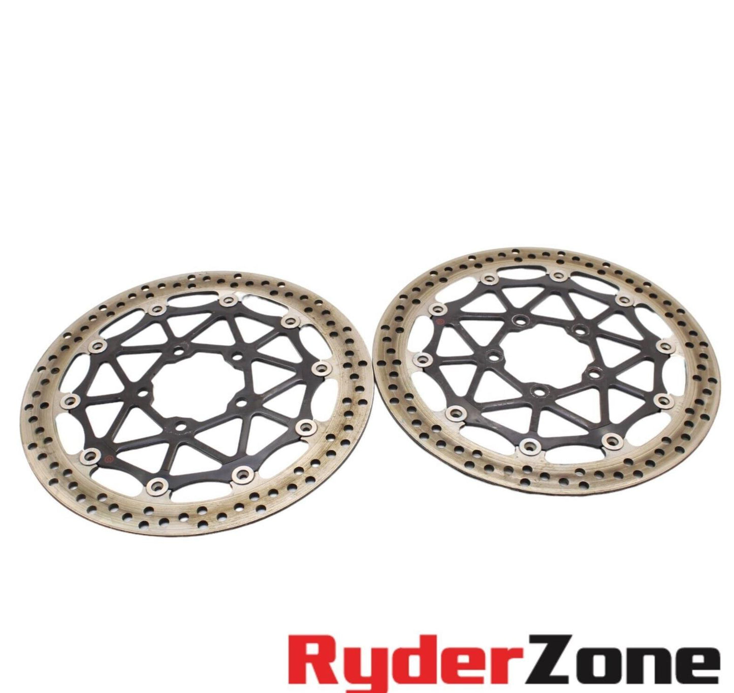 2021 - 2024 KAWASAKI NINJA ZX10R FRONT BRAKE ROTORS SET BREMBO DISC HARDWARE