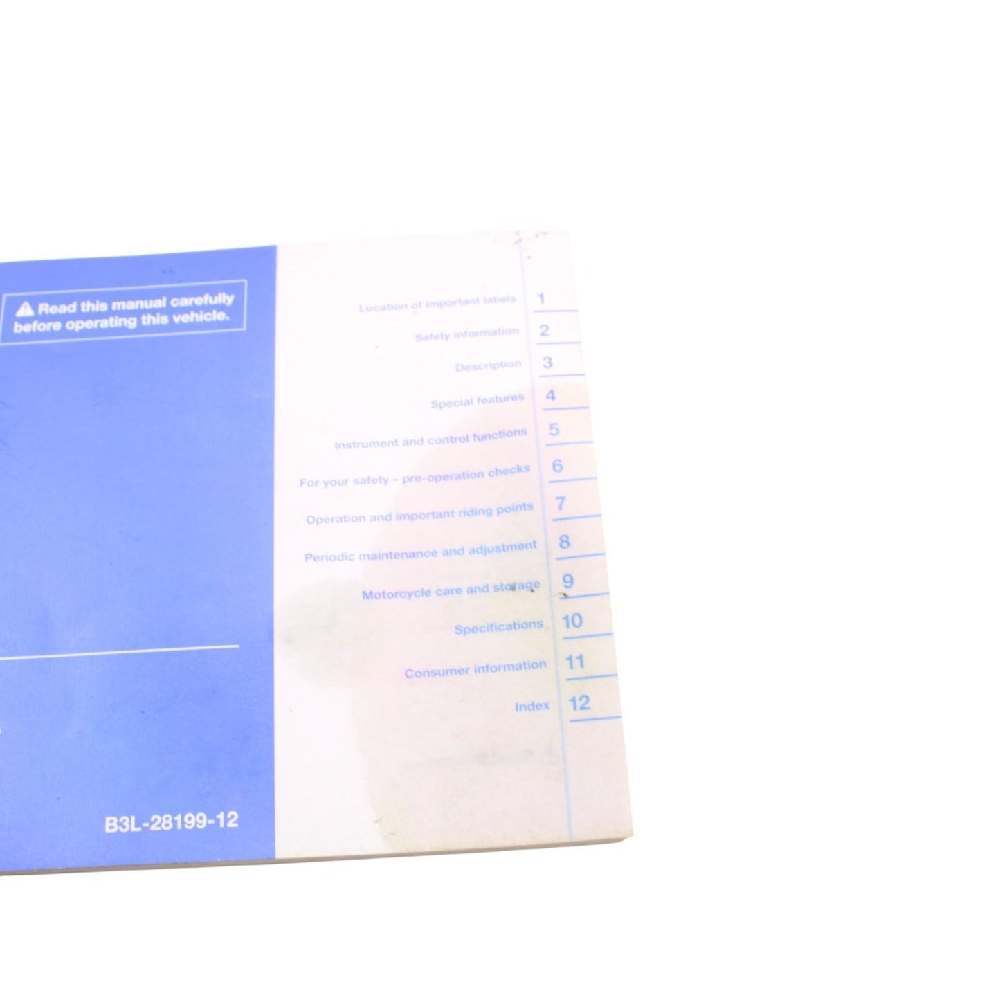 2020 - 2024 YAMAHA YZF R1 OWNER'S MANUAL INSTRUCTIONS BOOK STOCK LIT-11626-36-49