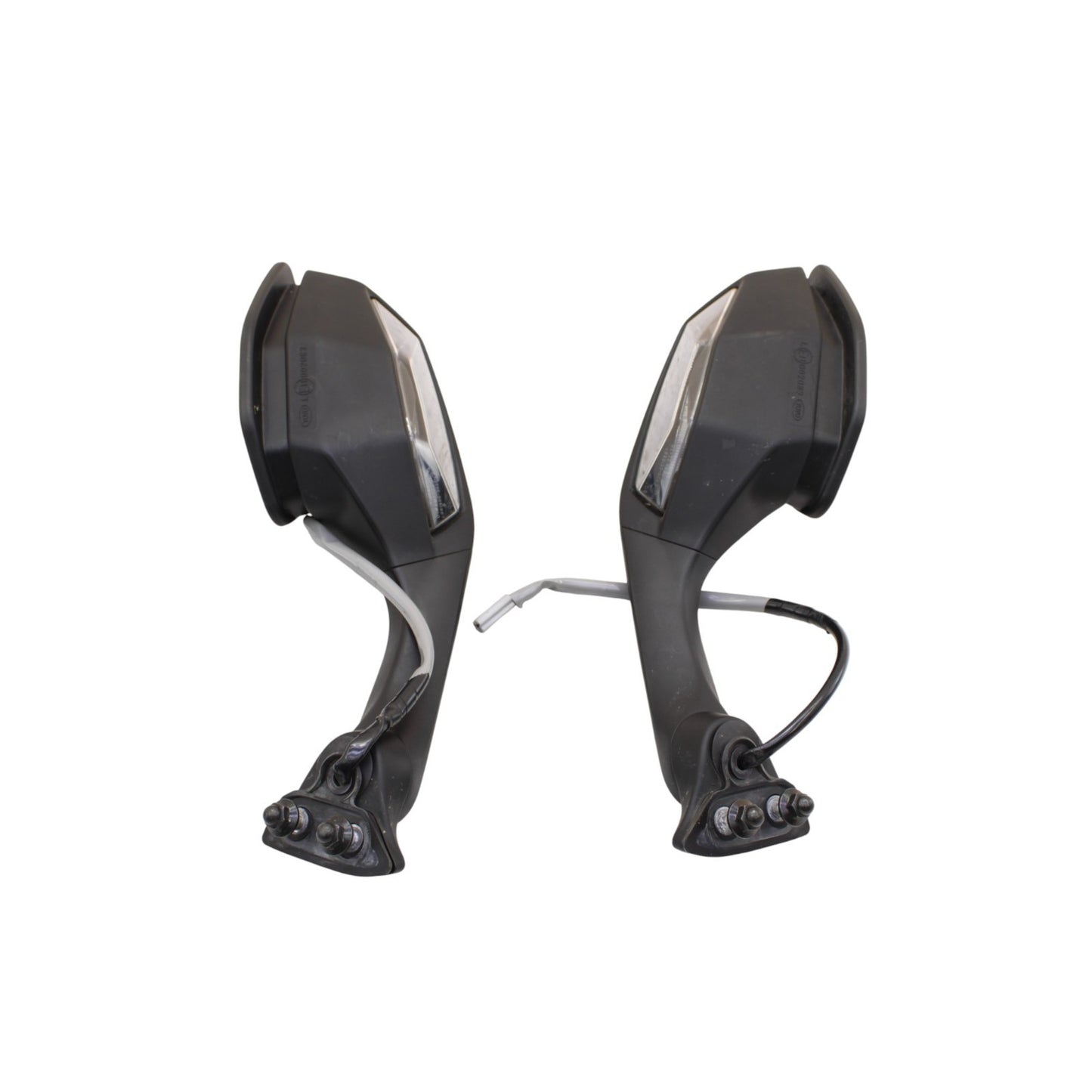 2020 - 2024 YAMAHA YZF R1 REAR VIEW MIRRORS TURN SIGNALS SET PAIR STOCK OEM