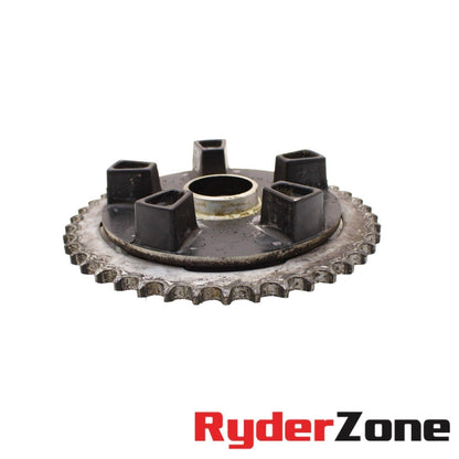2005 2006 SUZUKI GSXR 1000 REAR SPROCKET WHEEL HUB CUSHIONS DRIVE GEAR SILVER