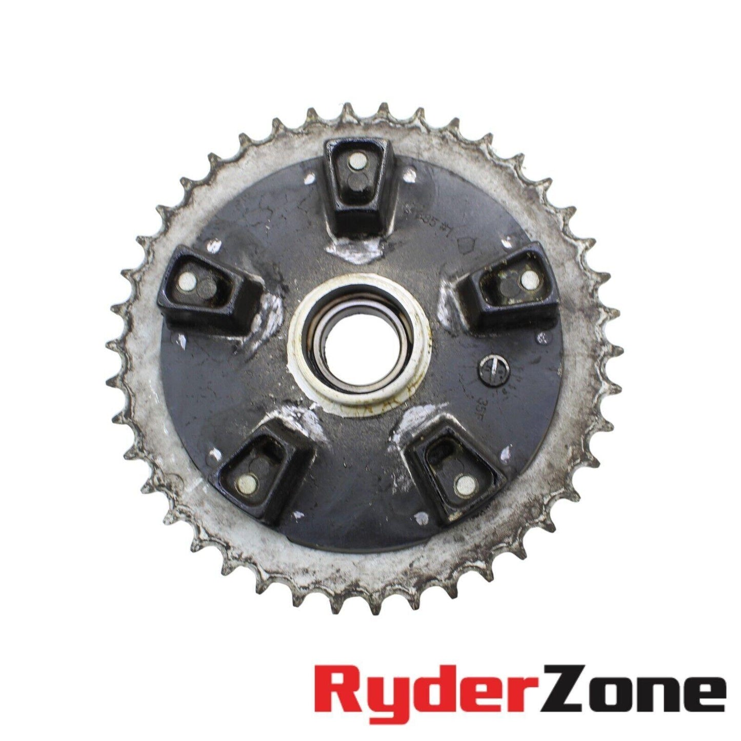 2005 2006 SUZUKI GSXR 1000 REAR SPROCKET WHEEL HUB CUSHIONS DRIVE GEAR SILVER