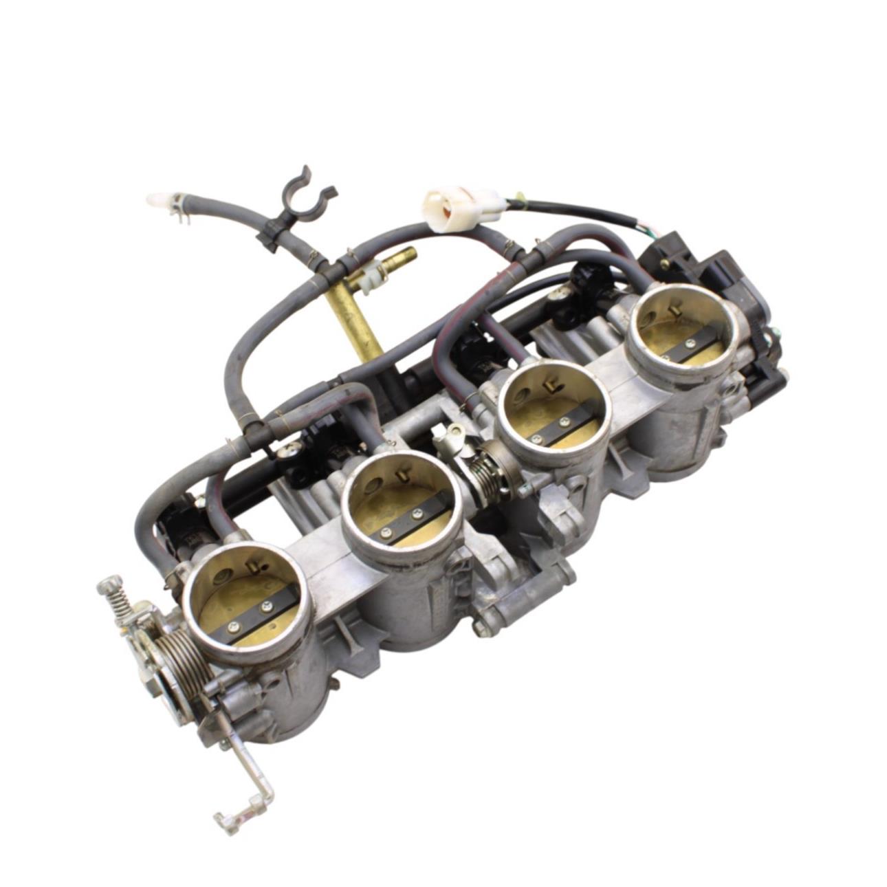 2005 2006 SUZUKI GSXR 1000 THROTTLE BODY MAIN FUEL INJECTORS BODIES ELECTRICAL