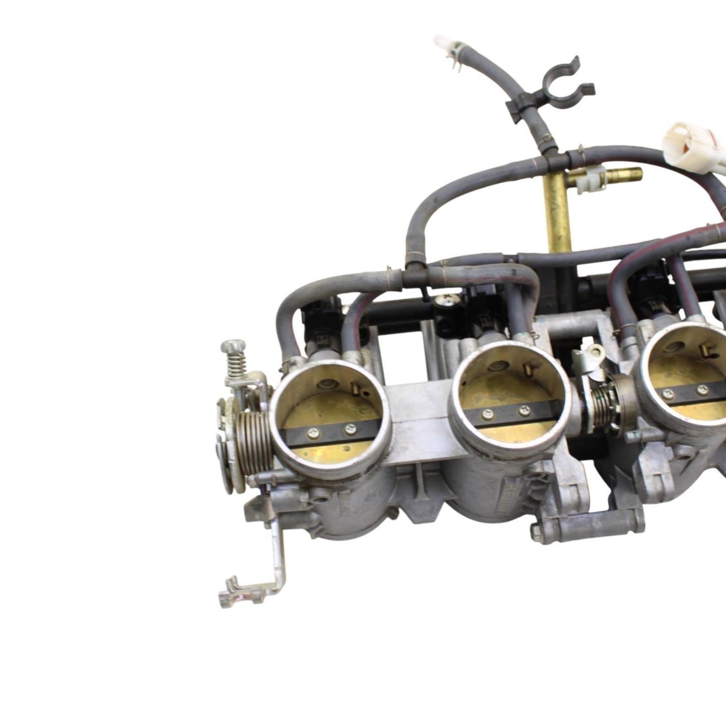 2005 2006 SUZUKI GSXR 1000 THROTTLE BODY MAIN FUEL INJECTORS BODIES ELECTRICAL