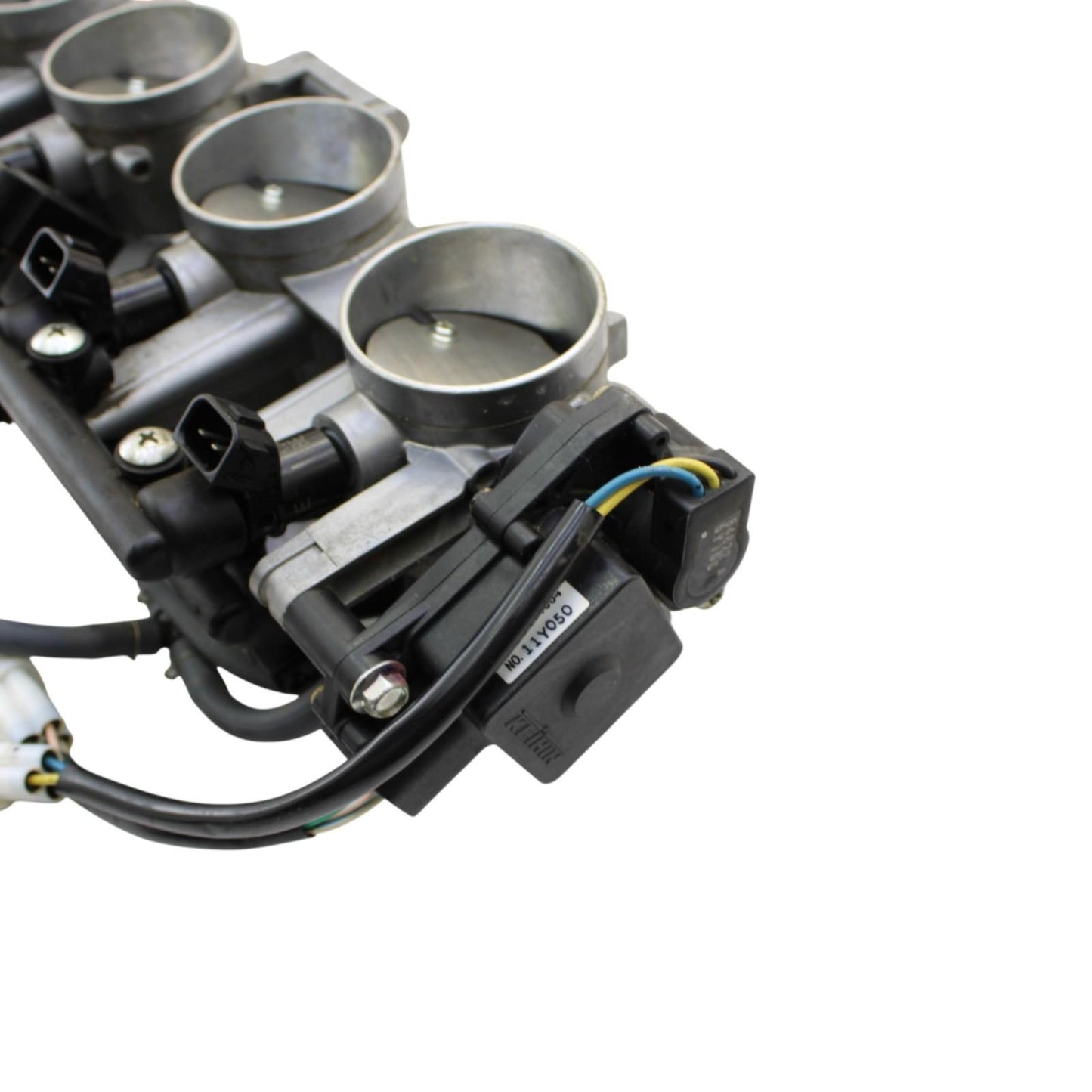 2005 2006 SUZUKI GSXR 1000 THROTTLE BODY MAIN FUEL INJECTORS BODIES ELECTRICAL