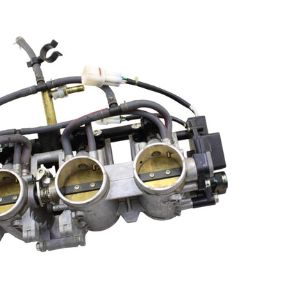 2005 2006 SUZUKI GSXR 1000 THROTTLE BODY MAIN FUEL INJECTORS BODIES ELECTRICAL