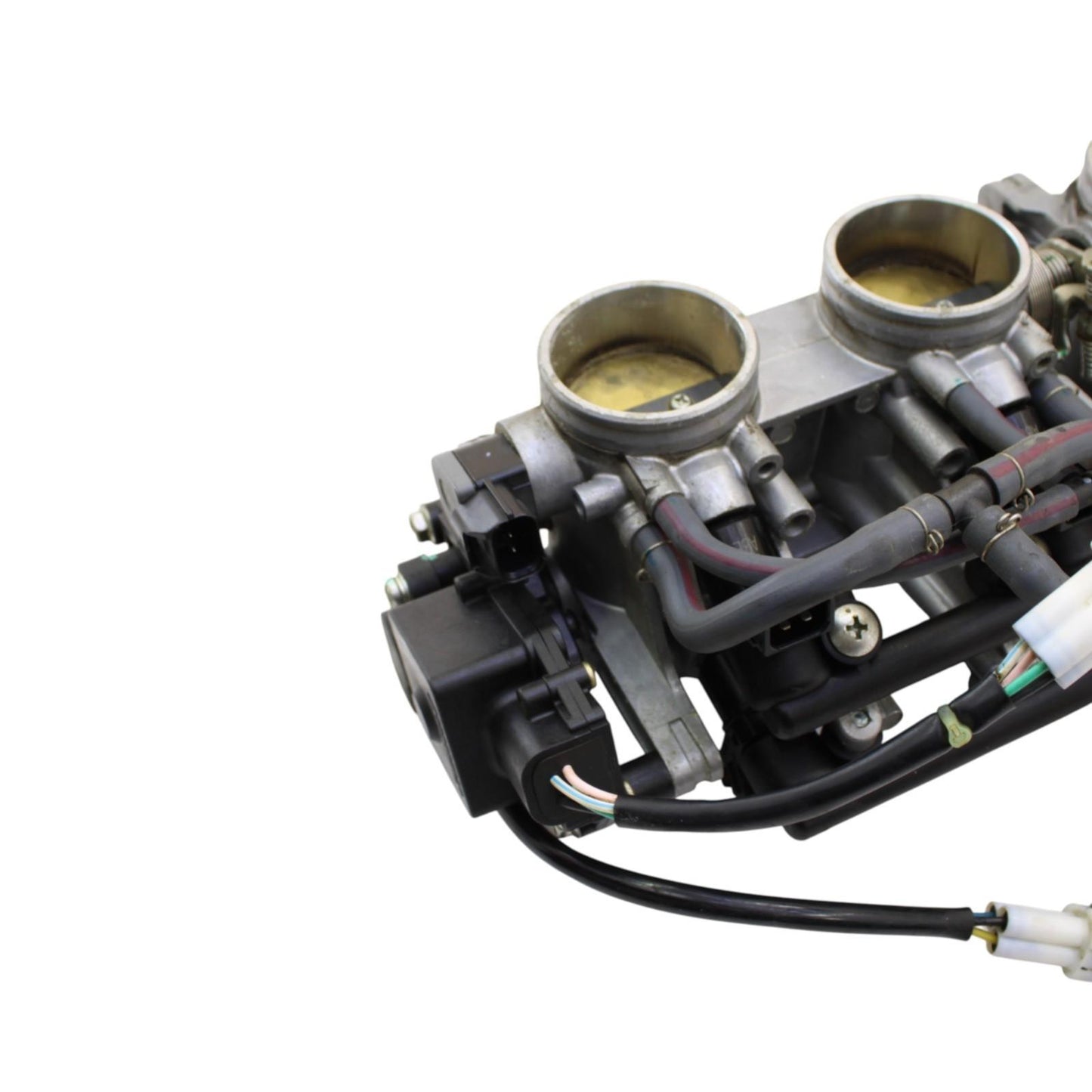 2005 2006 SUZUKI GSXR 1000 THROTTLE BODY MAIN FUEL INJECTORS BODIES ELECTRICAL