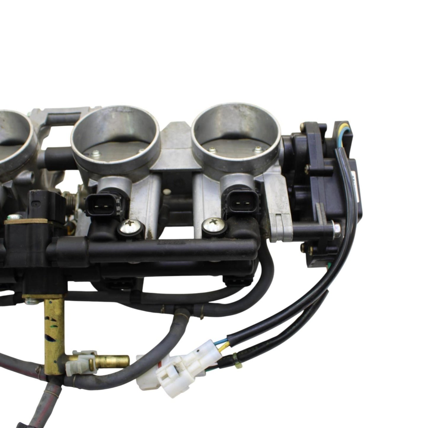 2005 2006 SUZUKI GSXR 1000 THROTTLE BODY MAIN FUEL INJECTORS BODIES ELECTRICAL