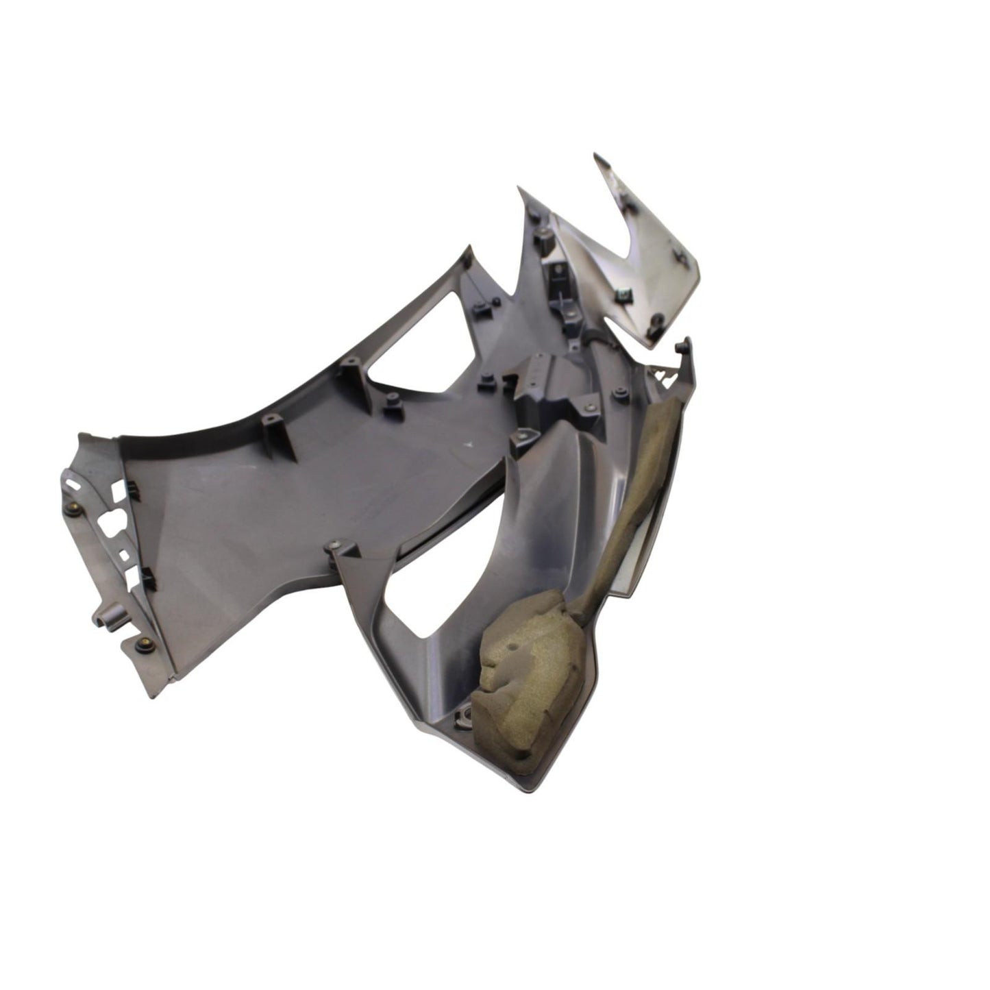 2019 - 2025 KAWASAKI NINJA ZX6R RIGHT MID FAIRING COWL PLASTIC PANEL TRIM GREY