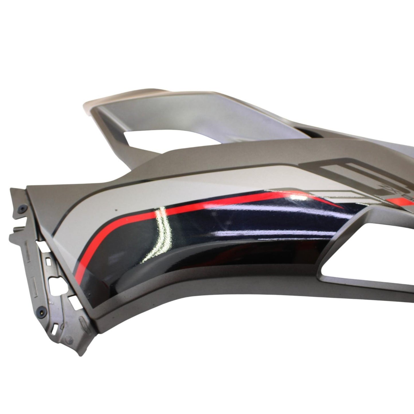 2019 - 2025 KAWASAKI NINJA ZX6R RIGHT MID FAIRING COWL PLASTIC PANEL TRIM GREY