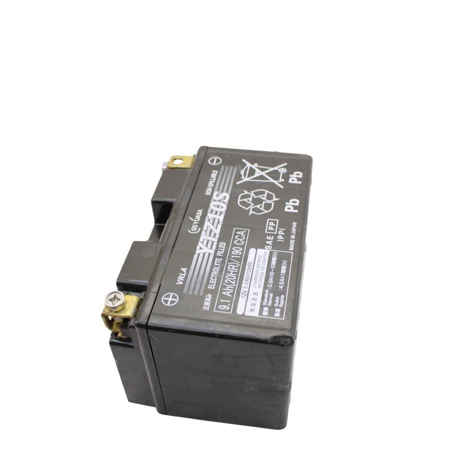 2021 - 2025 KAWASAKI NINJA ZX10R BATTERY GS YUASA YTZ10S 9.1Ah(20HR)/190 CCA