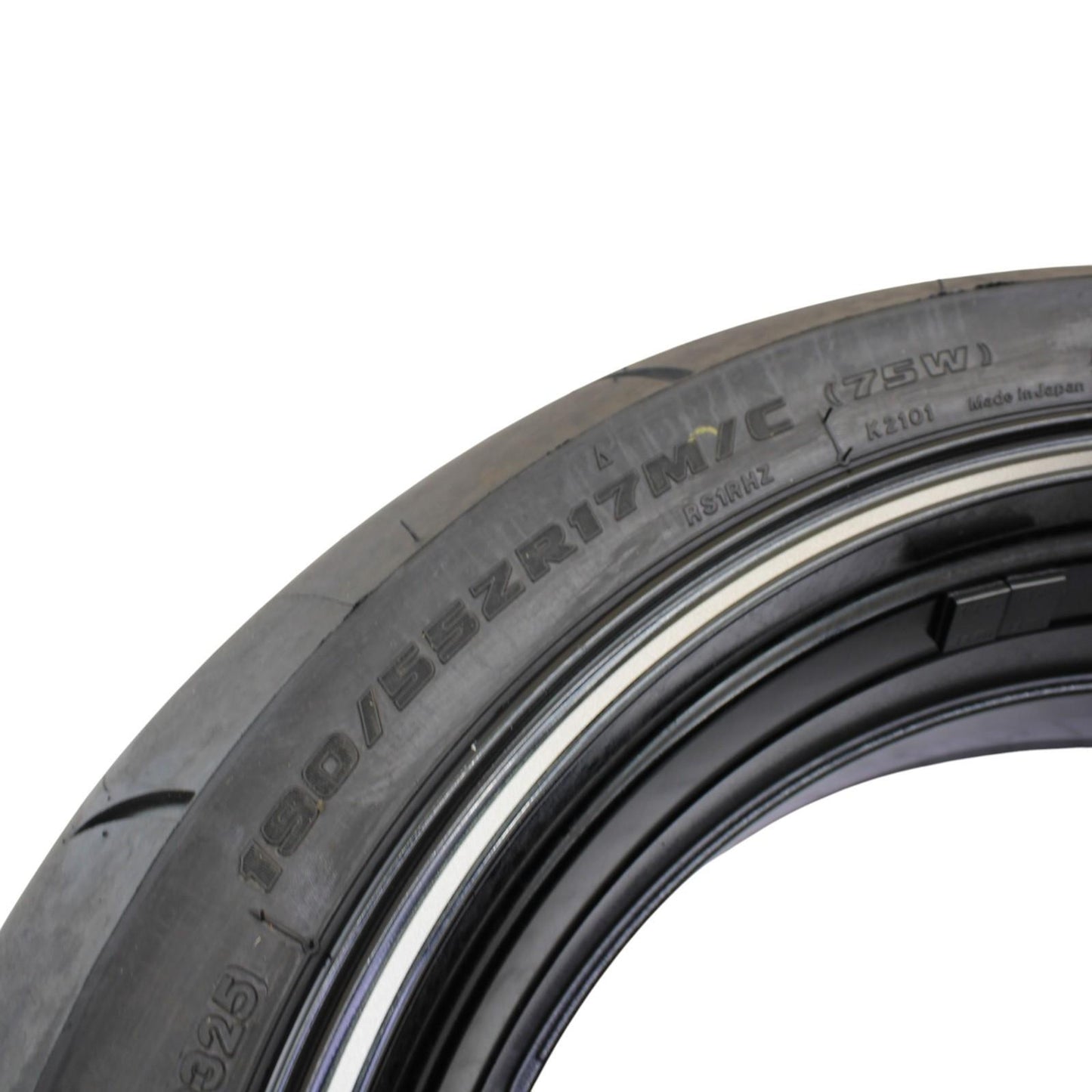 2021 - 2025 KAWASAKI NINJA ZX10R REAR WHEEL BACK RIM TIRE RUBBER HUB BLACK STOCK