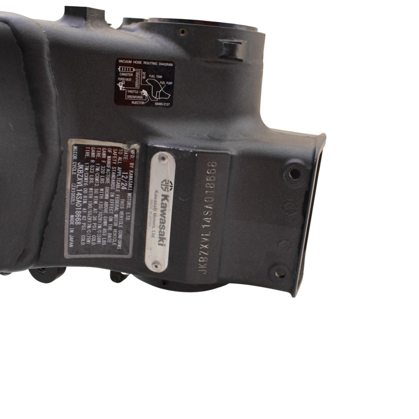 2021 - 2025 KAWASAKI NINJA ZX10R MAIN FRAME CHASSIS BODY *CRACKED*