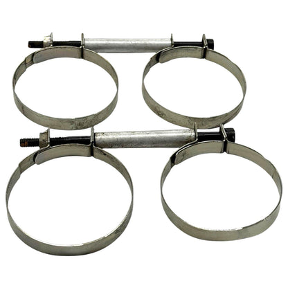 2016 - 2019 KAWASAKI NINJA ZX10R THROTTLE BODY CLAMPS BOOT SET LOWER AIR BOX