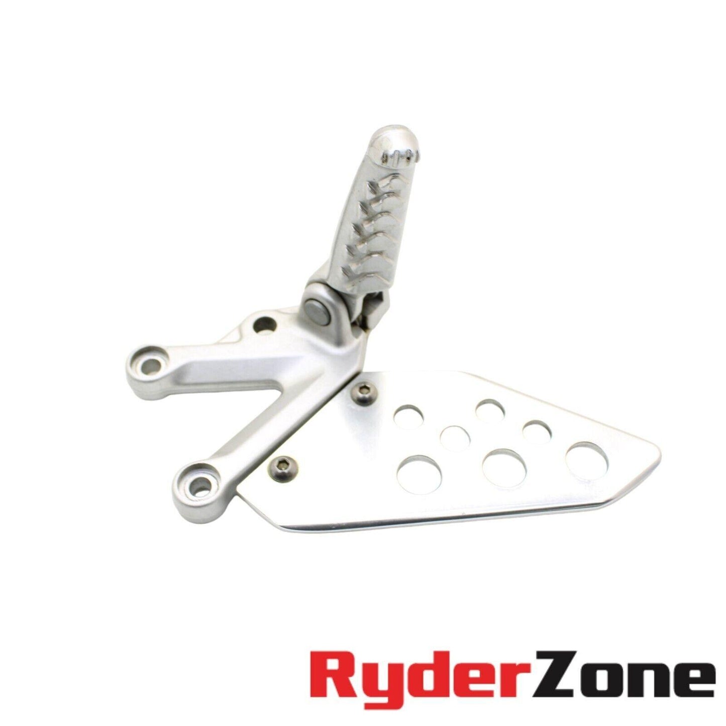 2004 - 2010 APRILIA RSV1000R REARSET SET LEFT RIGHT SIDE FOOT GUARD SILVER