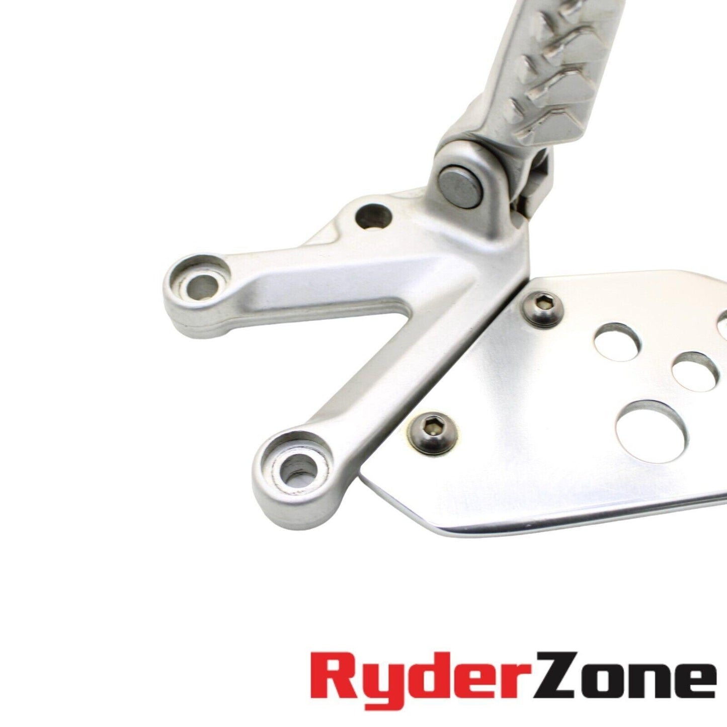 2004 - 2010 APRILIA RSV1000R REARSET SET LEFT RIGHT SIDE FOOT GUARD SILVER