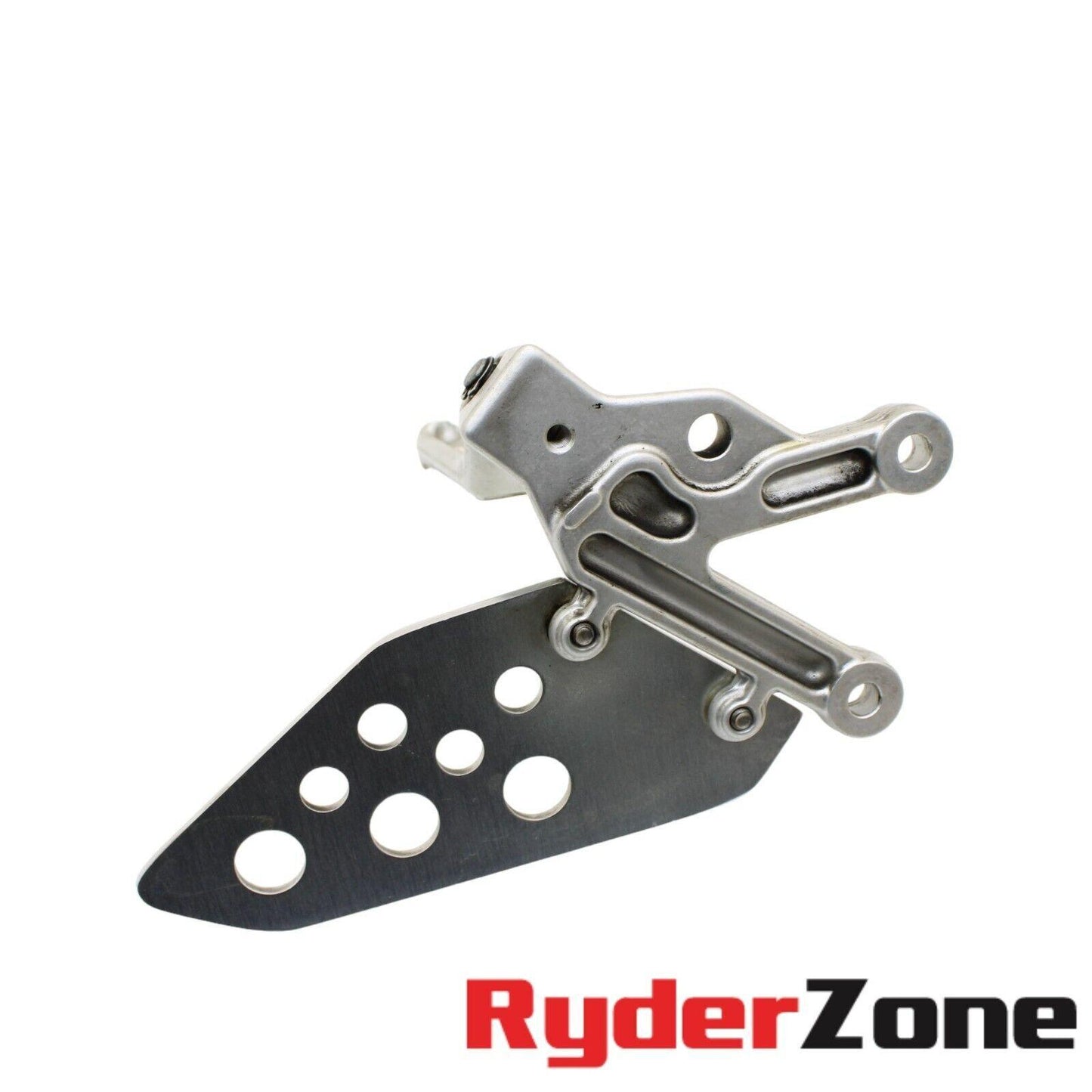 2004 - 2010 APRILIA RSV1000R REARSET SET LEFT RIGHT SIDE FOOT GUARD SILVER