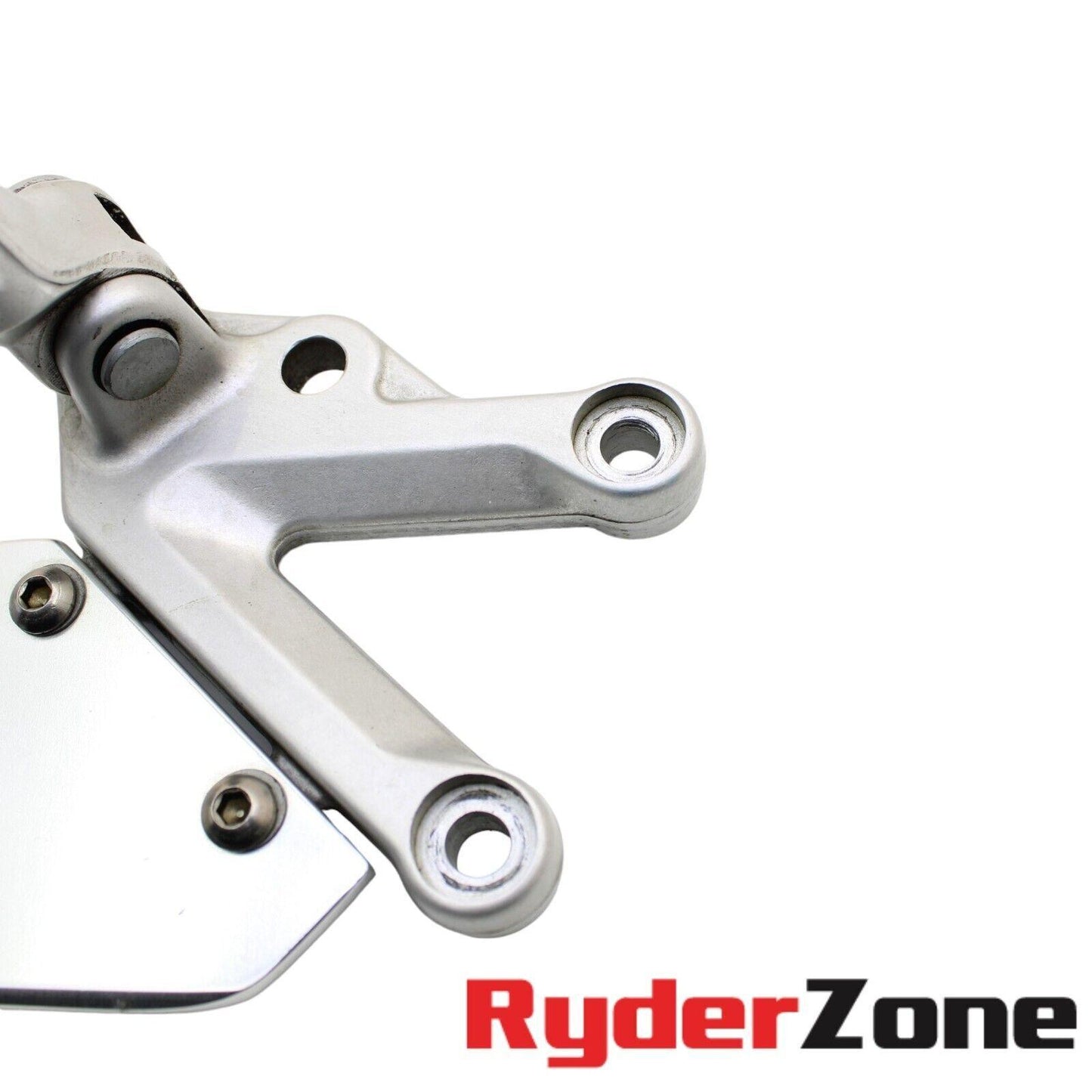 2004 - 2010 APRILIA RSV1000R REARSET SET LEFT RIGHT SIDE FOOT GUARD SILVER