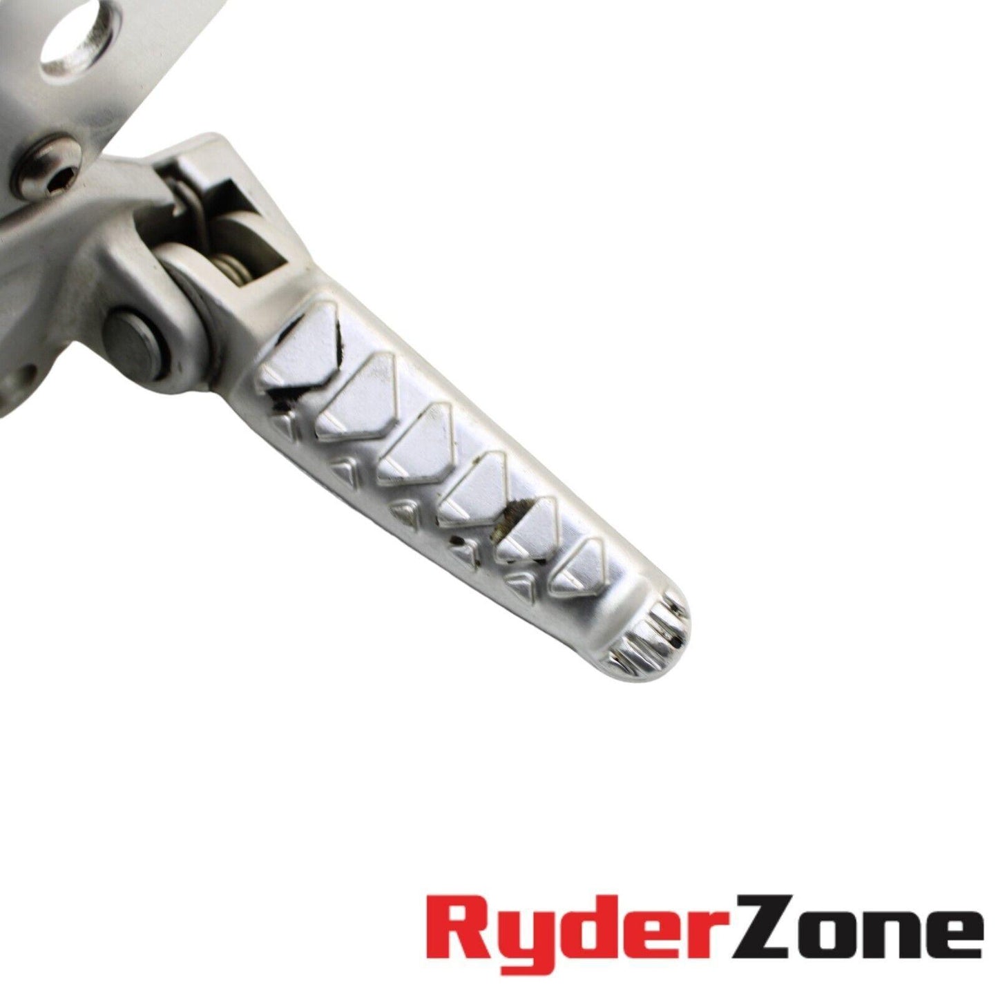 2004 - 2010 APRILIA RSV1000R REARSET SET LEFT RIGHT SIDE FOOT GUARD SILVER