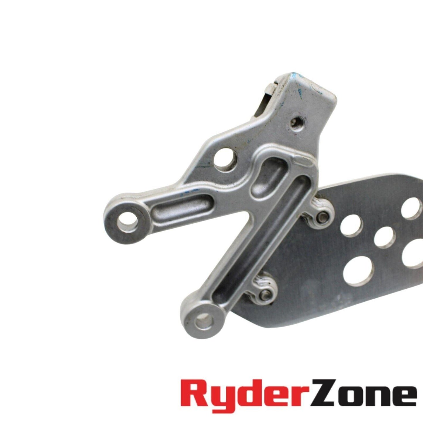 2004 - 2010 APRILIA RSV1000R REARSET SET LEFT RIGHT SIDE FOOT GUARD SILVER