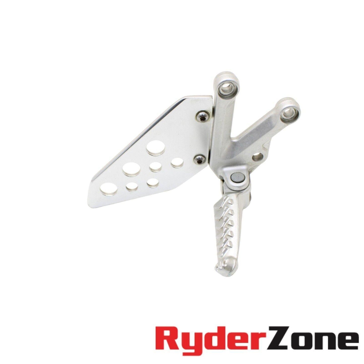 2004 - 2010 APRILIA RSV1000R REARSET SET LEFT RIGHT SIDE FOOT GUARD SILVER