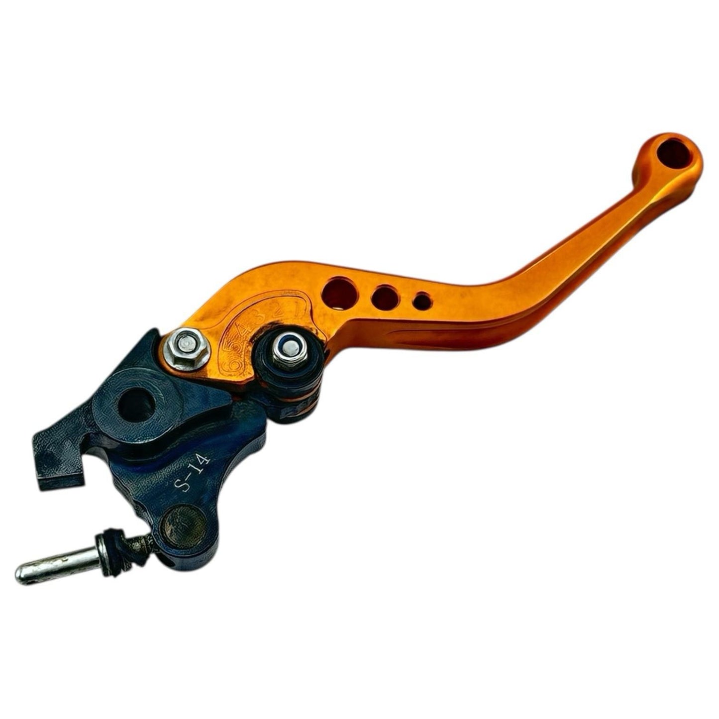 2007 2008 SUZUKI GSXR 1000 FRONT LEVERS CLUTCH BRAKE RIGHT LEFT SET ORANGE