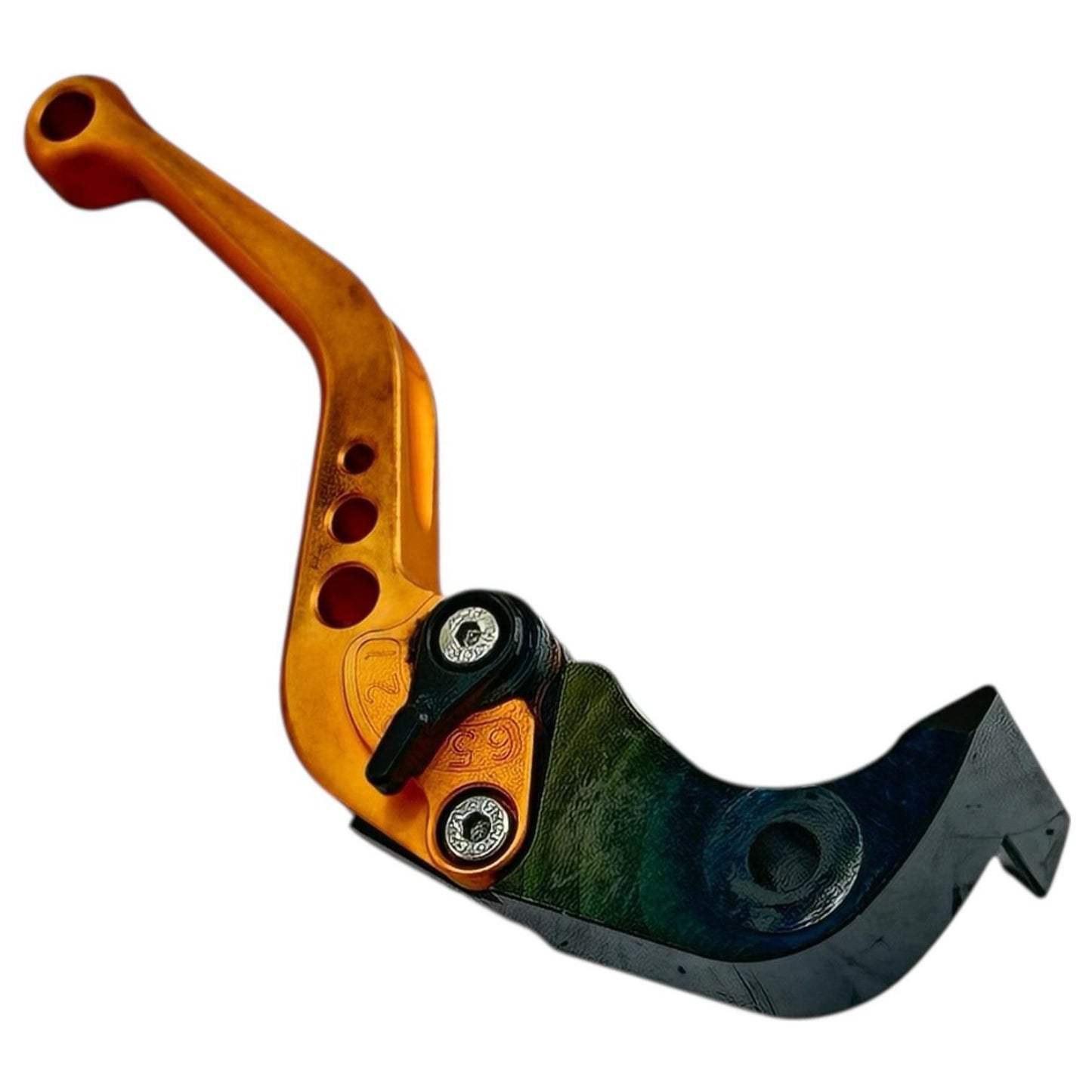 2007 2008 SUZUKI GSXR 1000 FRONT LEVERS CLUTCH BRAKE RIGHT LEFT SET ORANGE