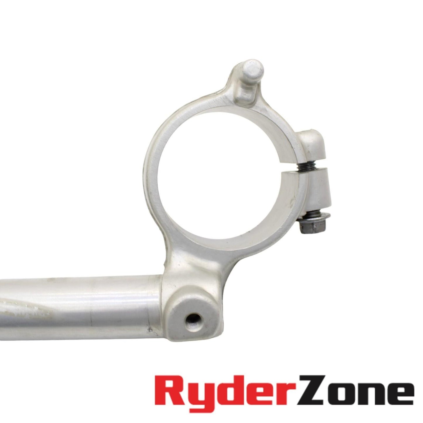 2005 2006 SUZUKI GSXR 1000 HANDLEBAR SET CLIP ON LEFT RIGHT PAIR SILVER STRAIGHT