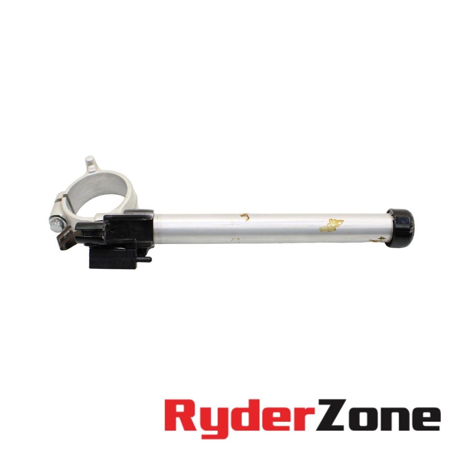 2005 2006 SUZUKI GSXR 1000 HANDLEBAR SET CLIP ON LEFT RIGHT PAIR SILVER STRAIGHT