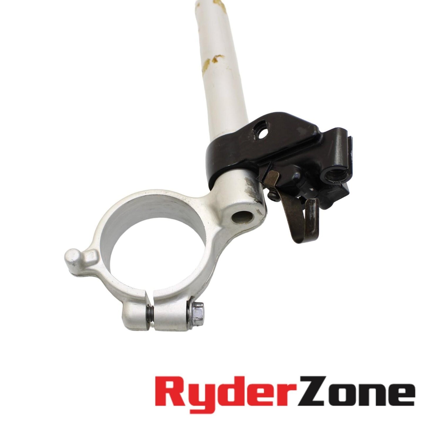 2005 2006 SUZUKI GSXR 1000 HANDLEBAR SET CLIP ON LEFT RIGHT PAIR SILVER STRAIGHT