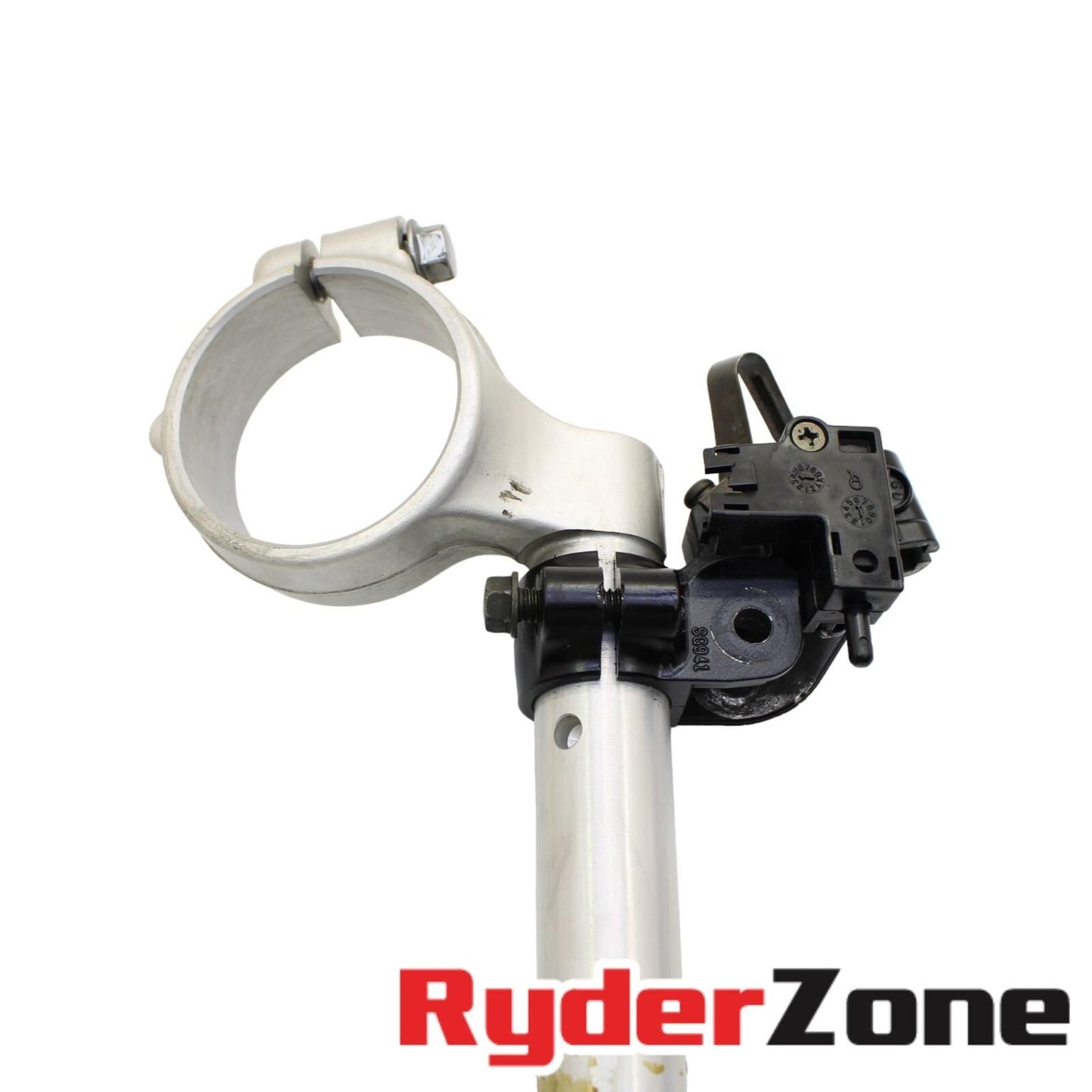 2005 2006 SUZUKI GSXR 1000 HANDLEBAR SET CLIP ON LEFT RIGHT PAIR SILVER STRAIGHT