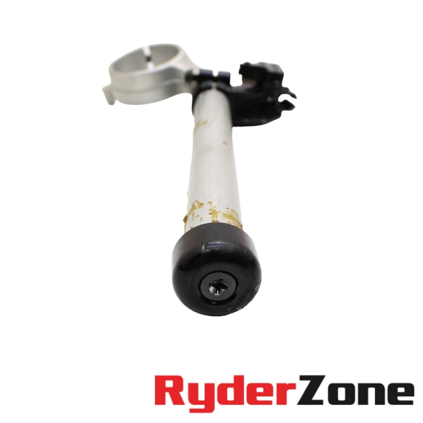 2005 2006 SUZUKI GSXR 1000 HANDLEBAR SET CLIP ON LEFT RIGHT PAIR SILVER STRAIGHT