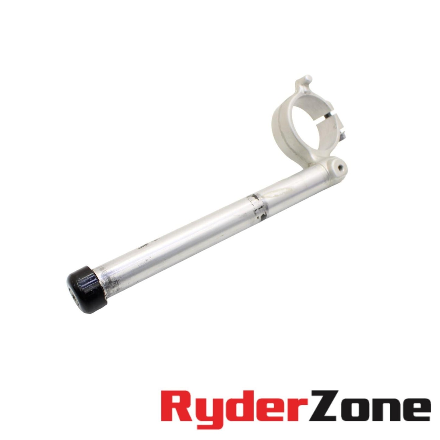 2005 2006 SUZUKI GSXR 1000 HANDLEBAR SET CLIP ON LEFT RIGHT PAIR SILVER STRAIGHT