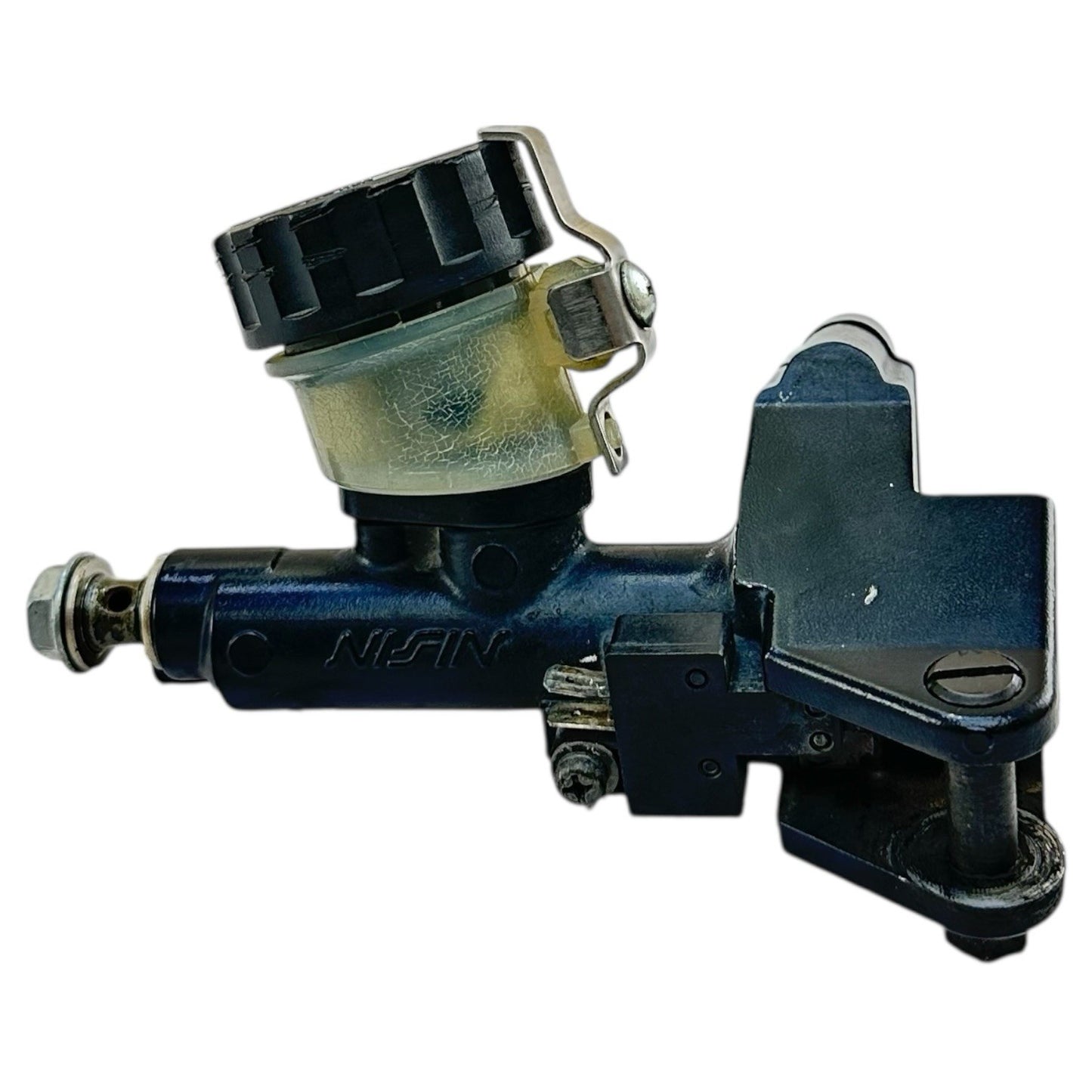 2007 2008 SUZUKI GSXR 1000 CLUTCH MASTER CYLINDER RESERVOIR CANISTER MOUNT STOCK