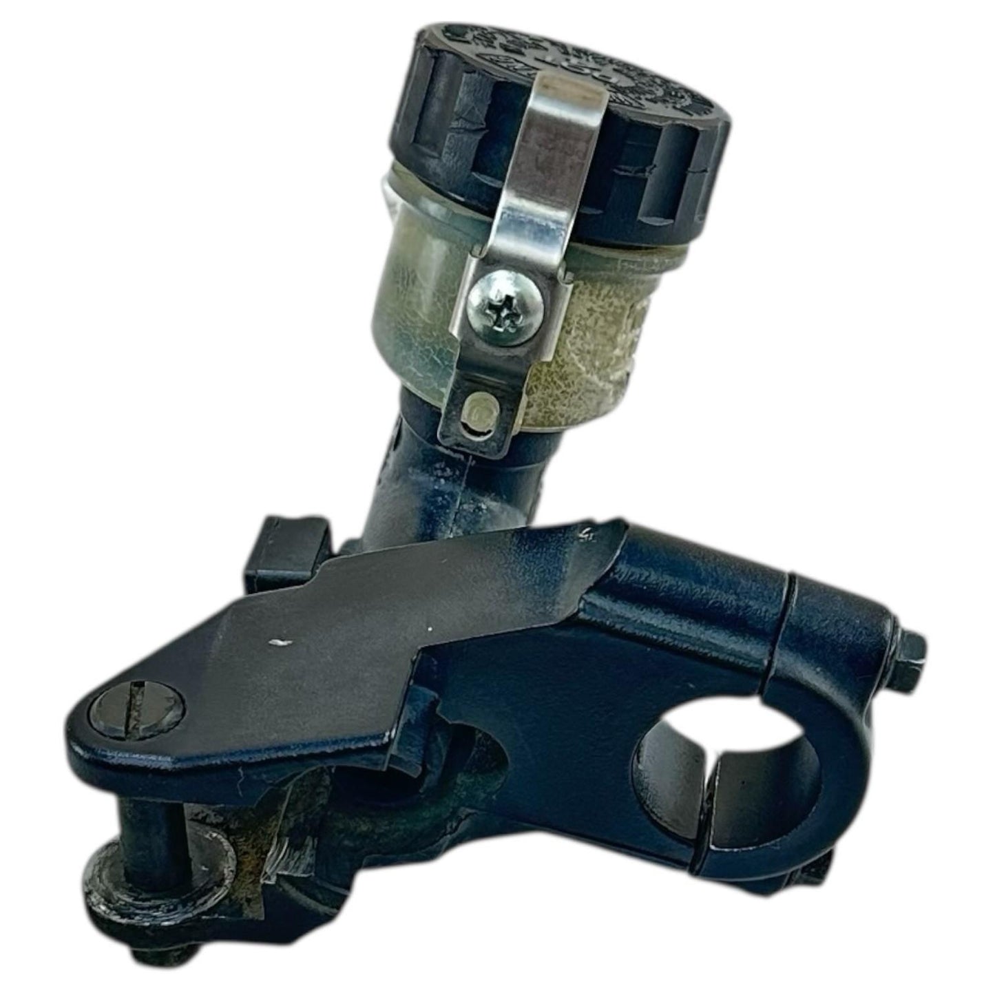 2007 2008 SUZUKI GSXR 1000 CLUTCH MASTER CYLINDER RESERVOIR CANISTER MOUNT STOCK