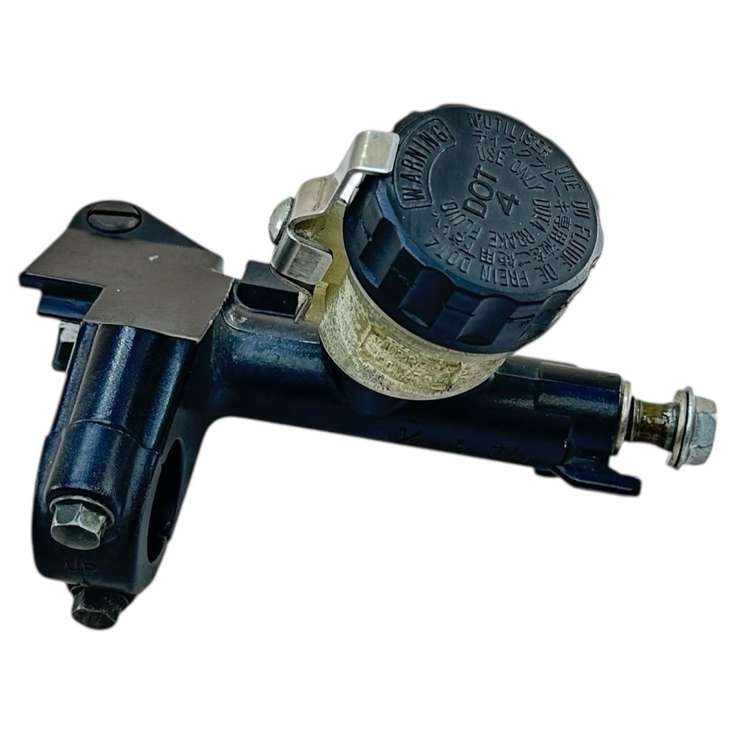 2007 2008 SUZUKI GSXR 1000 CLUTCH MASTER CYLINDER RESERVOIR CANISTER MOUNT STOCK