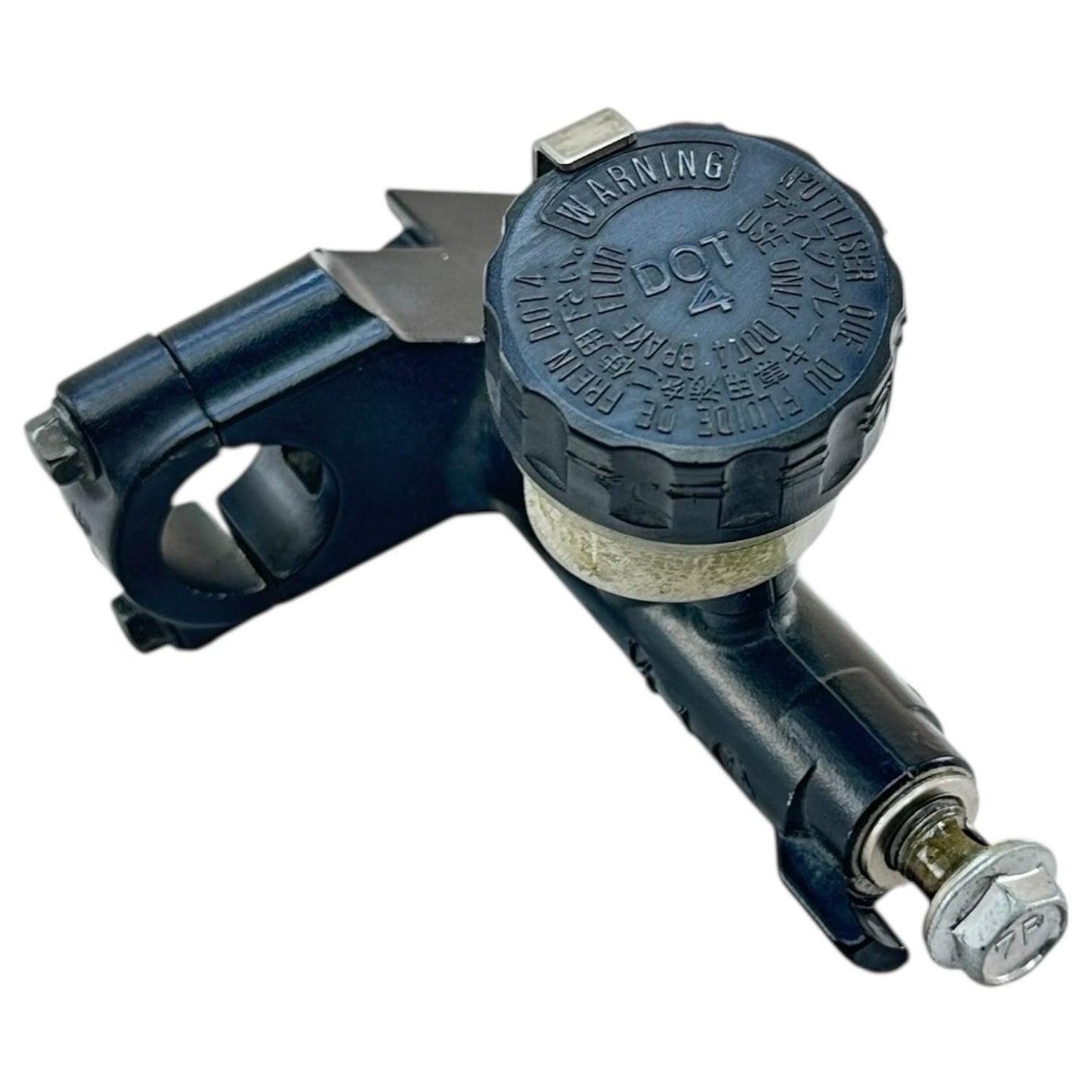 2007 2008 SUZUKI GSXR 1000 CLUTCH MASTER CYLINDER RESERVOIR CANISTER MOUNT STOCK