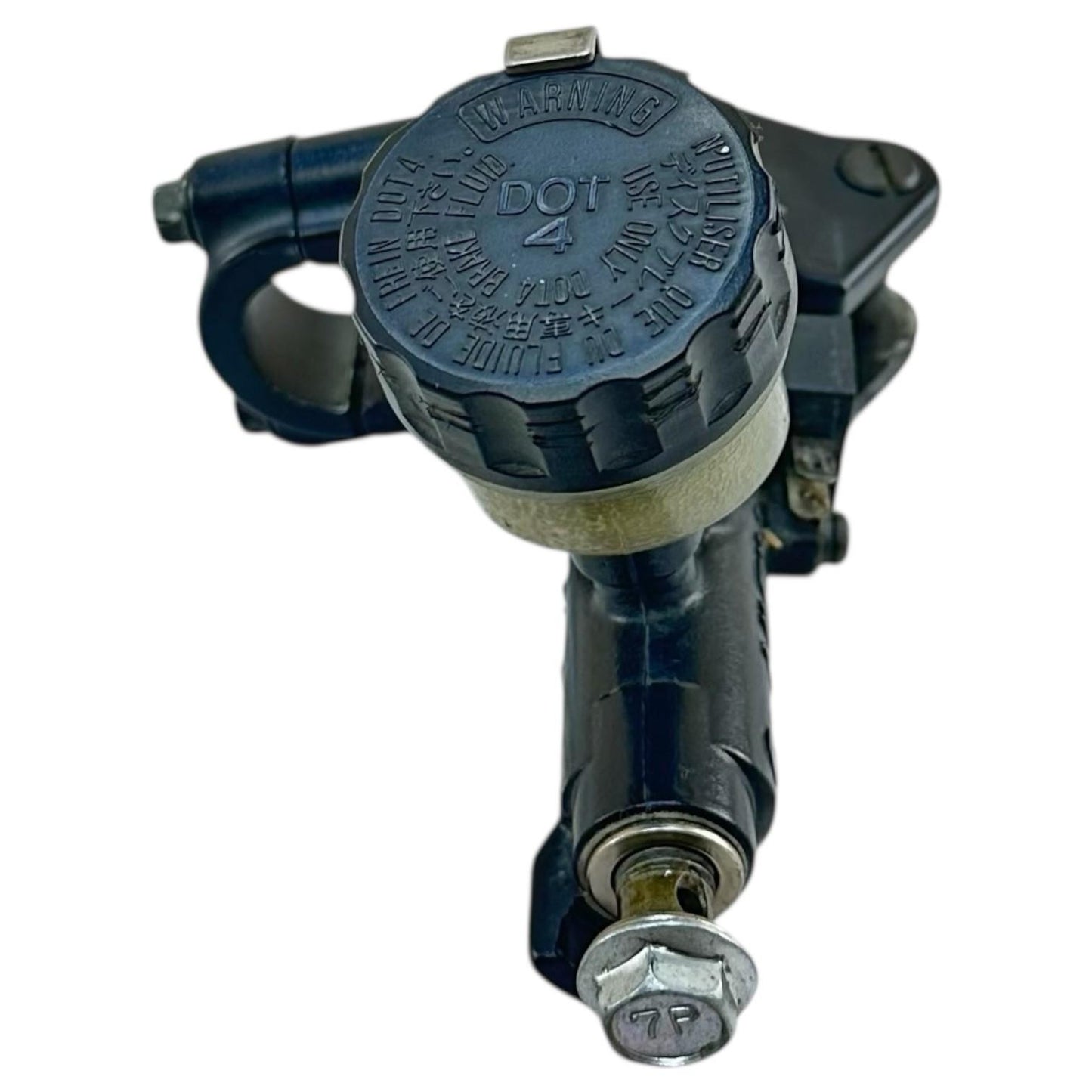 2007 2008 SUZUKI GSXR 1000 CLUTCH MASTER CYLINDER RESERVOIR CANISTER MOUNT STOCK